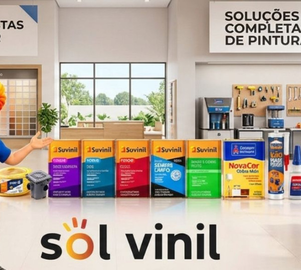  Sol Vinil - distribuidora de tintas e materiais de construção anuncia contratações